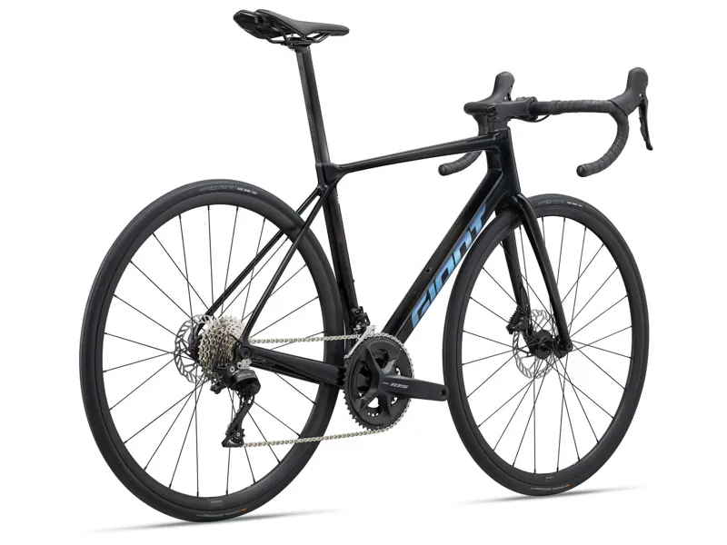 Giant TCR Advanced 2 Road Bike In Gloss Carbon/Electron Blue-1