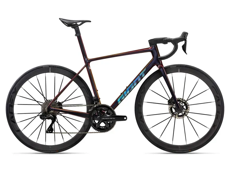 Giant TCR Advanced SL 0-DA Road Bike In Gloss Black Lava/Iris