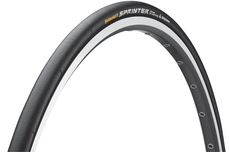 Continental Sprinter Black Chili Tubular Tyre in Black