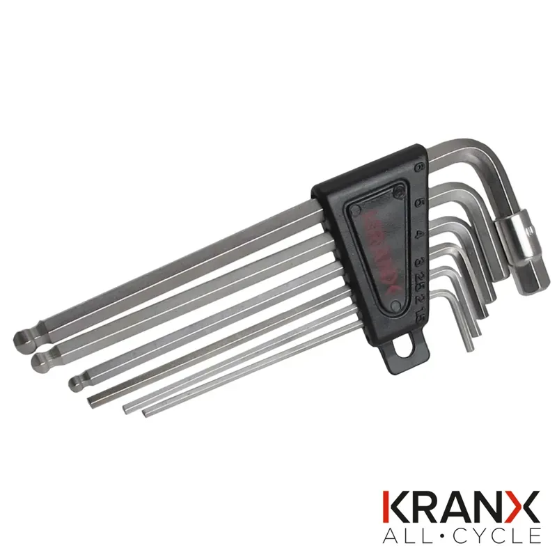 KranX Hex Key Set in Black/Silver