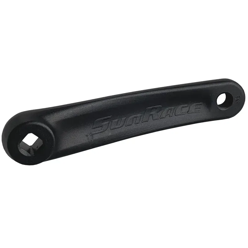 Sunrace 170mm Left Hand Square Fit Crank in Black