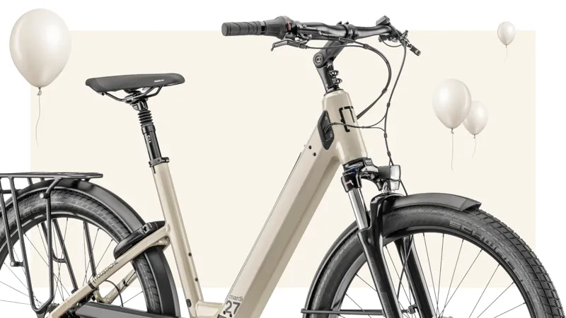 Moustache Mardi 27.4 Open 500Wh Electric Hybrid Bike in Stone Grey-1