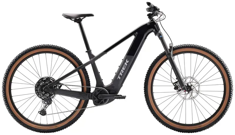 Trek Powerfly+ 4 Electric MTB in Gloss Dark Star/Matte Dark Web