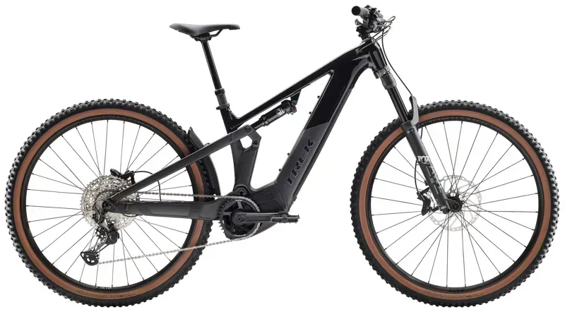 Trek Powerfly FS+ 6 Gen 4 Electric MTB In Gloss Dark Star/Matte Dark Web