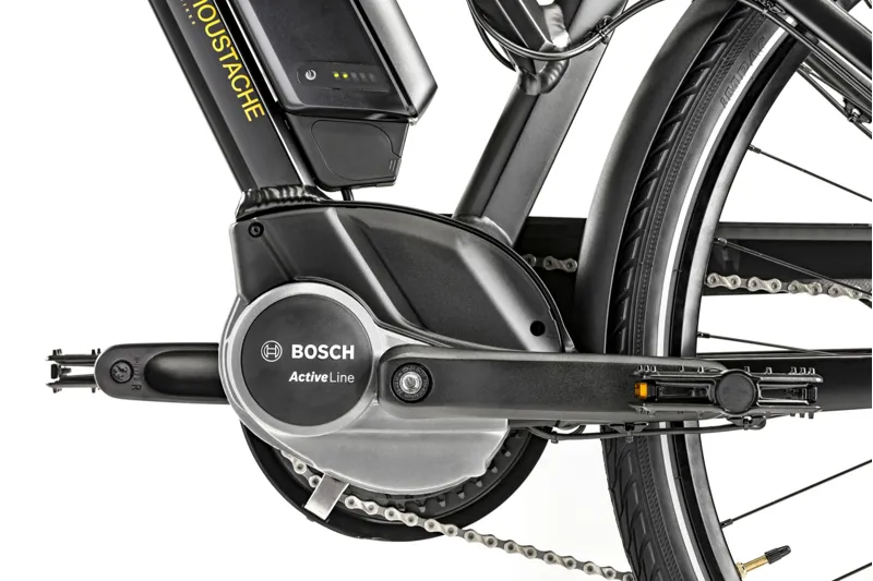 Moustache Samedi 28.1 Open 400Wh Electric Hybrid Bike in Matt Black-5