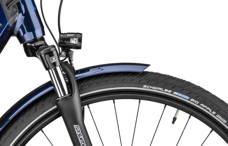 Moustache Samedi 28.2 500Wh Electric Hybrid Bike in Deep Blue-6