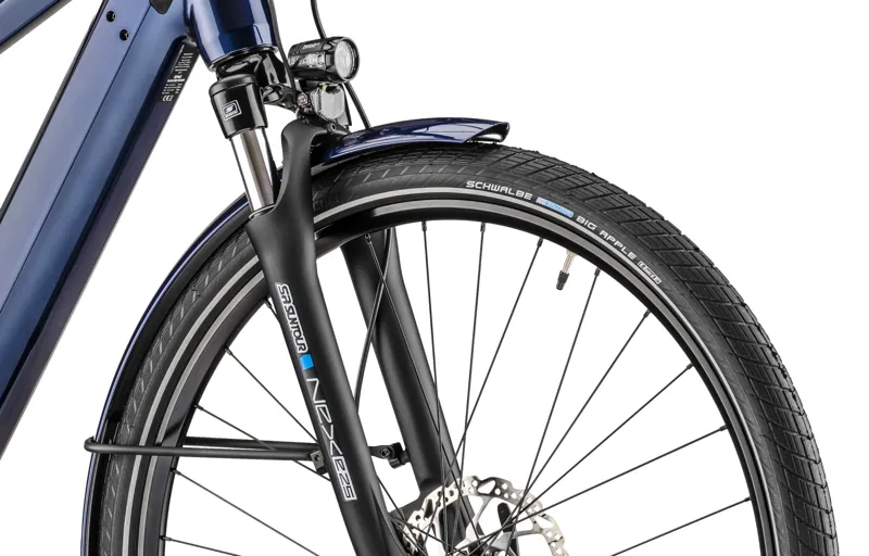 Moustache Samedi 28.2 Open 400Wh Electric Hybrid Bike in Deep Blue-4