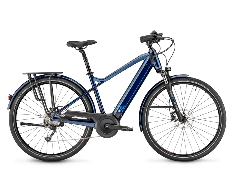 Moustache Samedi 28.2 500Wh Electric Hybrid Bike in Deep Blue