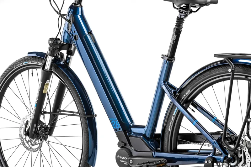Moustache Samedi 28.2 Open 400Wh Electric Hybrid Bike in Deep Blue-3