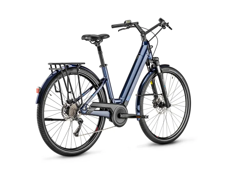 Moustache Samedi 28.2 Open 500Wh Electric Hybrid Bike in Deep Blue-2