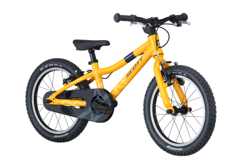 Scott Contrail 160 Kids Bike in Mimosa Yellow-1