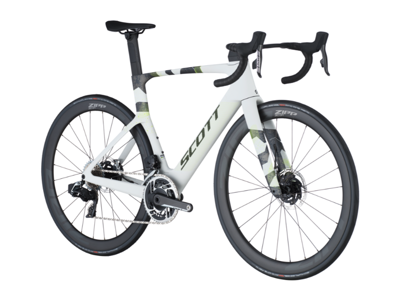 Scott Foil RC Team Road Bike in Ice Grey/Progressive Grey-1