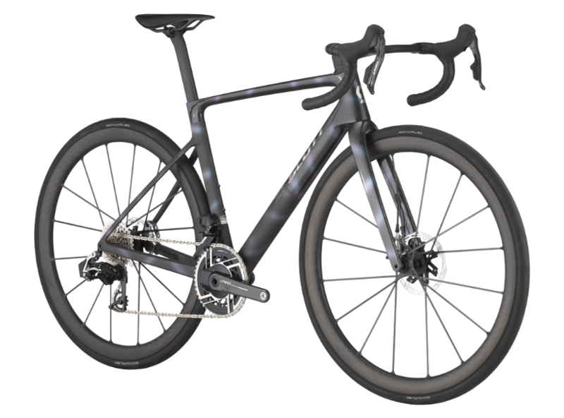 2025 Scott Addict RC Ultimate Road Bike in Sunbeam Black-1