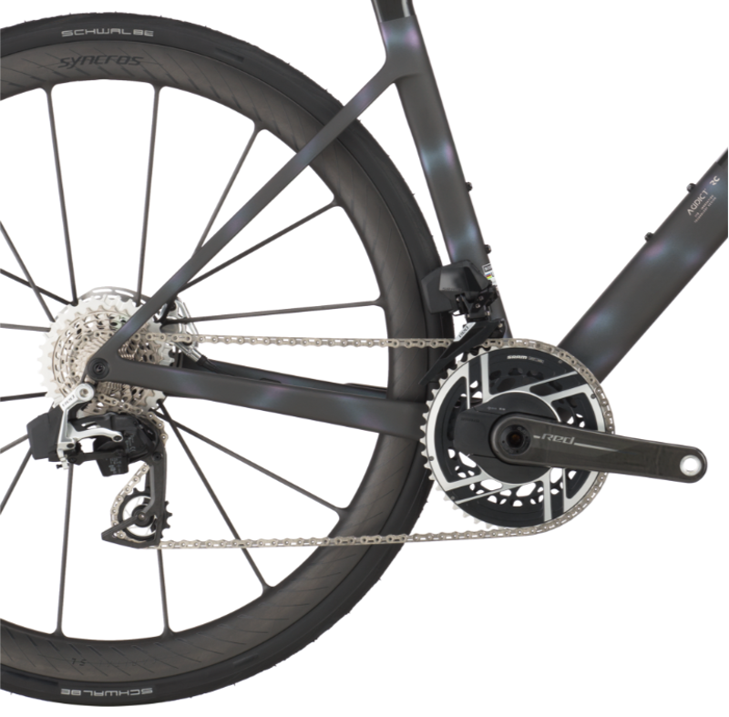 2025 Scott Addict RC Ultimate Road Bike in Sunbeam Black-3