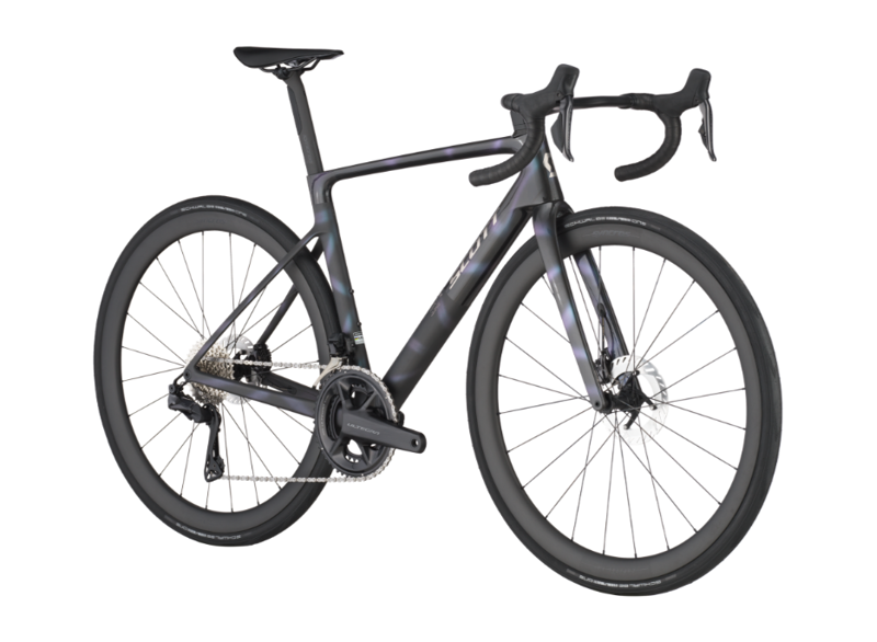 2025 Scott Addict RC 10 Road Bike in Sunbeam Black-1