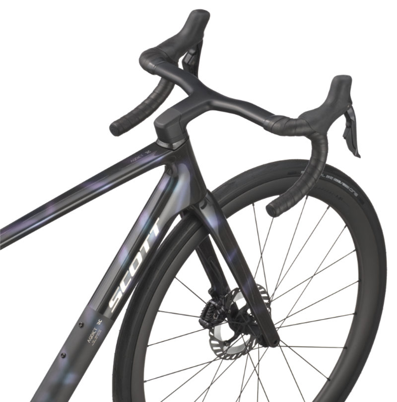 2025 Scott Addict RC 10 Road Bike in Sunbeam Black-2