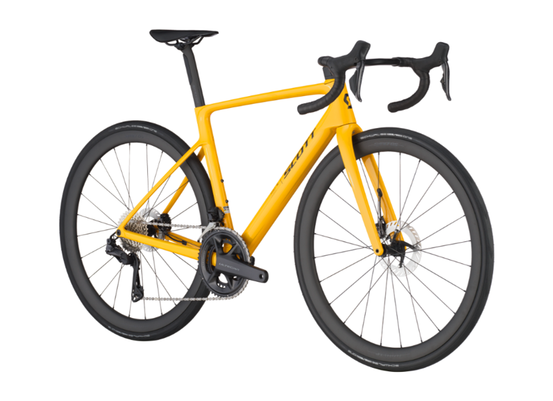 2025 Scott Addict RC 10 Road Bike in Bahama Yellow-1