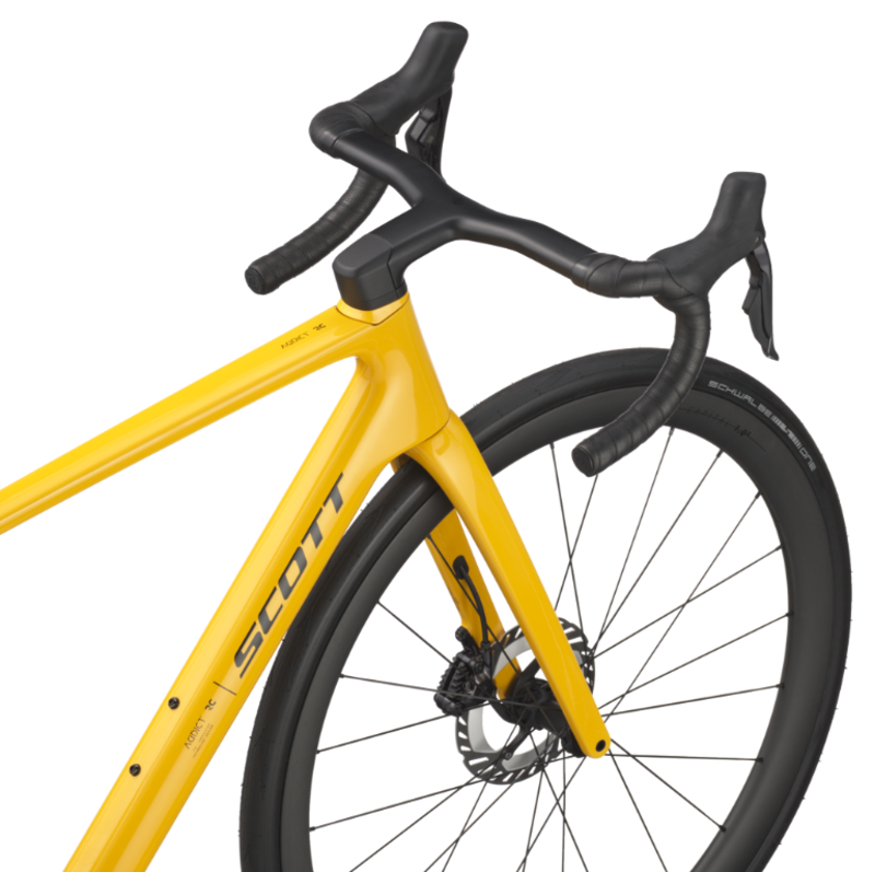 2025 Scott Addict RC 10 Road Bike in Bahama Yellow-2