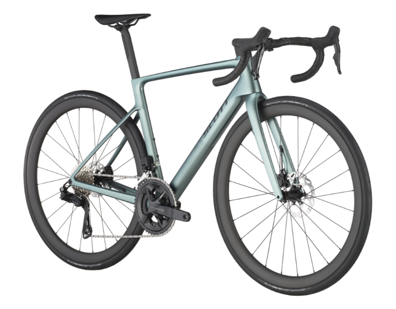 2025 Scott Addict RC 30 Road Bike in Whale Grey-1