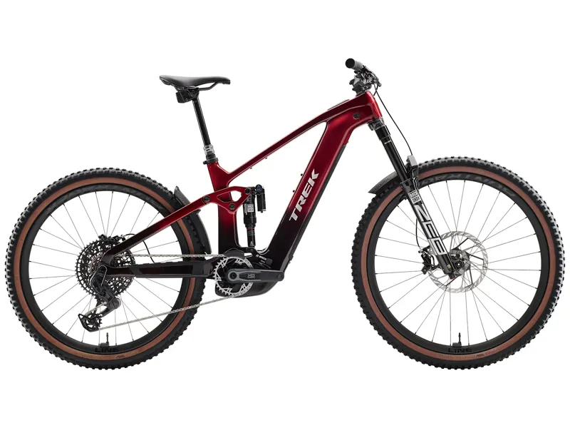 Trek Rail+ 9.9 XO AXS Carbon Electric MTB in Red Smoke