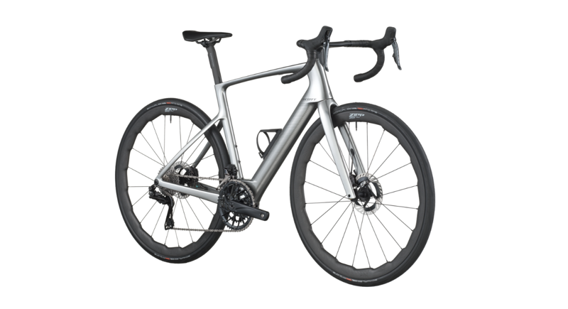 Scott Fastlane Premium Electric Road Bike in Chrome Silver
