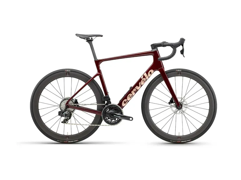 Cervelo Caledonia-5 Force AXS Road Bike in Carmine