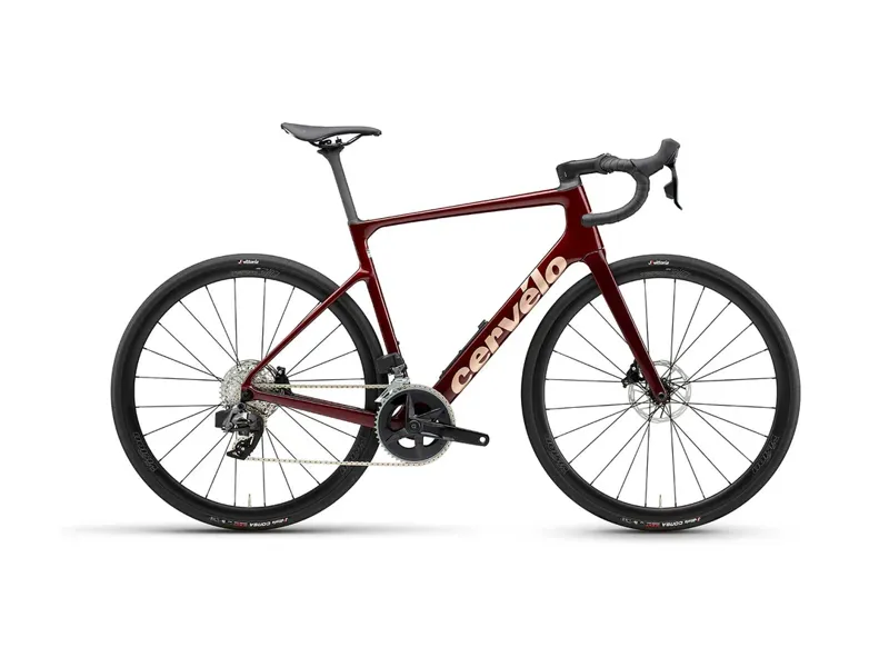Cervelo Caledonia-5 Rival AXS Road Bike in Carmine
