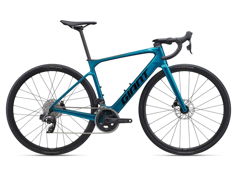 Giant Defy Advanced E+ Elite 2 Electric Road Bike In Gloss Sea Sparkle