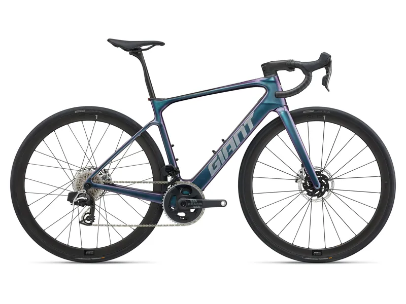 Giant Defy Advanced E+ Elite 0 Electric Road Bike In Blue Dragonfly