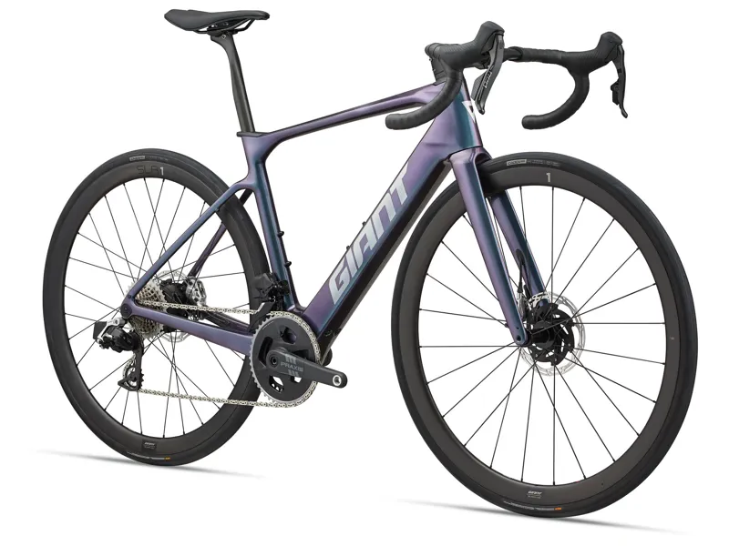 Giant Defy Advanced E+ Elite 0 Electric Road Bike In Blue Dragonfly-1