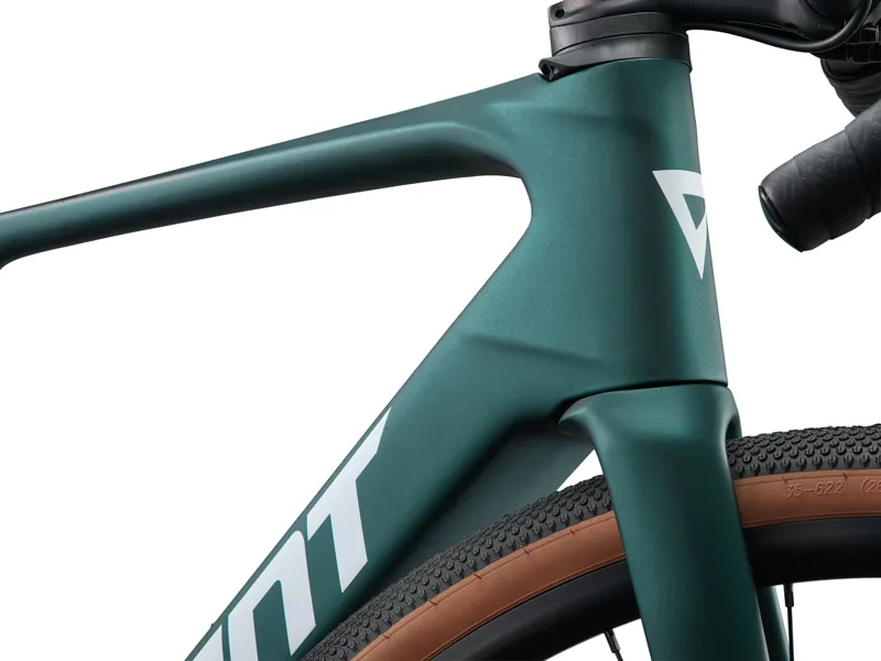 Giant Defy Advanced E+ Elite AR Electric Road Bike In Matte Kelp Forest-3