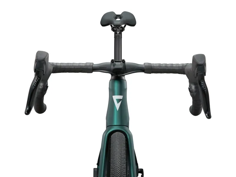 Giant Defy Advanced E+ Elite AR Electric Road Bike In Matte Kelp Forest-4