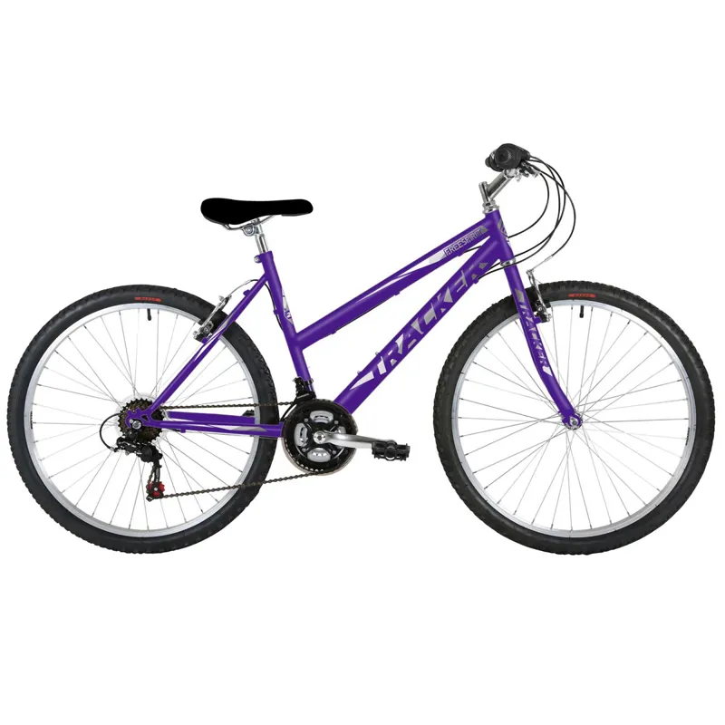 Freespirit Tracker 26 Wheel Womens MTB Style Bike Purple/ Grey Purple/Grey 1