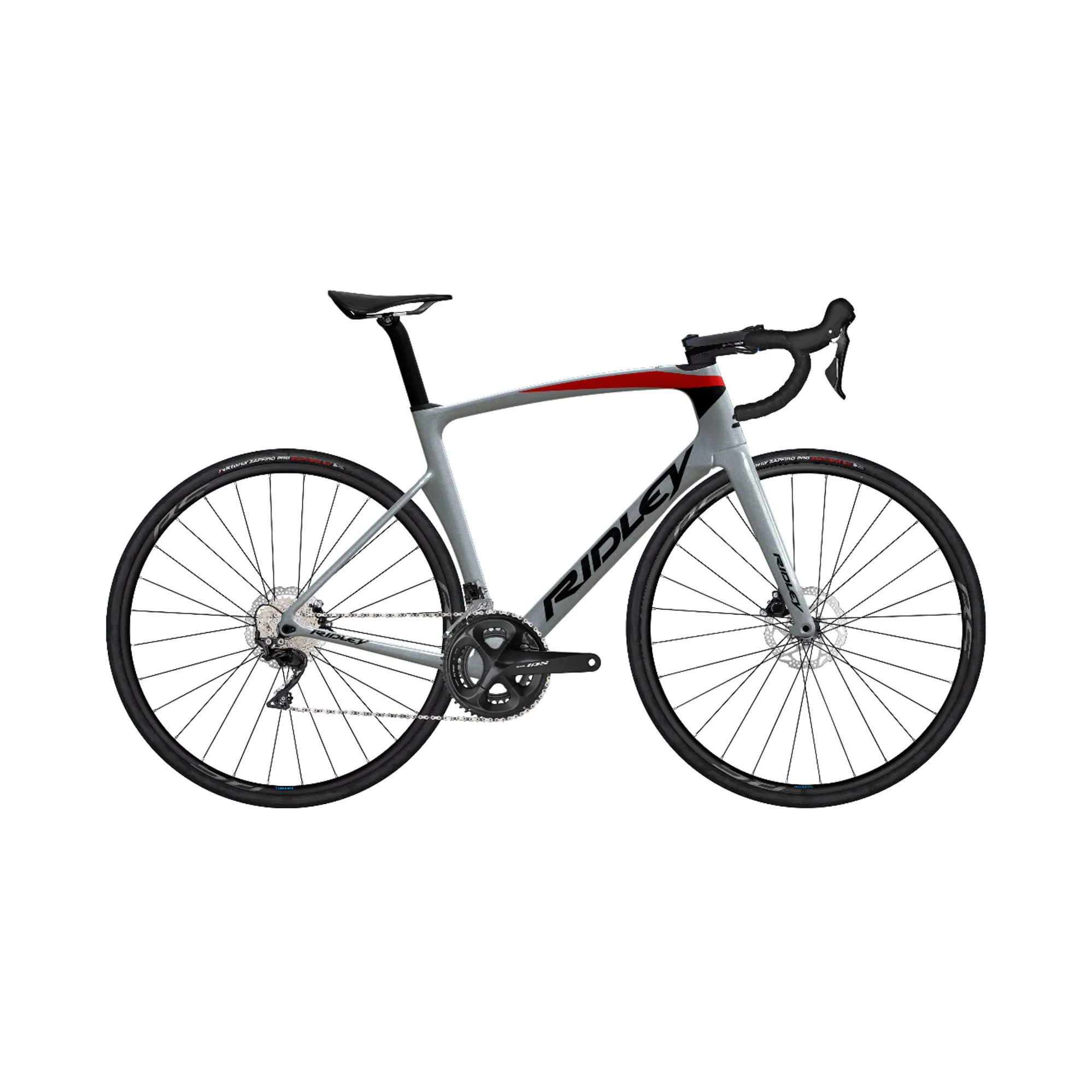 Ridley Noah Disc 105 Silver Black Road Bike - Main Image