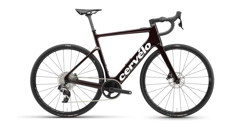 Cervelo Rouvida Rival XPLR AXS 430Wh Electric Road Bike in Black Cherry