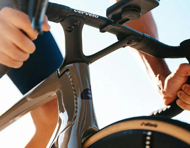 Cervelo S5 Force AXS V1.1 Carbon Road Bike in Sapphire/Ice-1