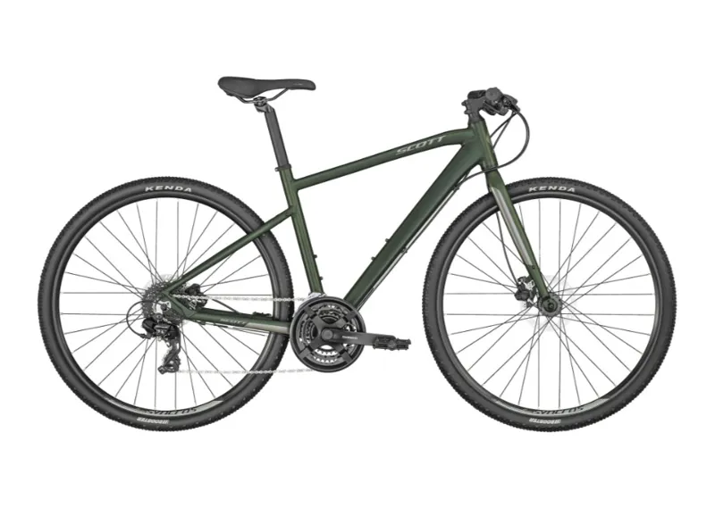 Scott Sub Cross 50 Mens Student Bike and Deluxe Bundle - Lights/Lock/Helmet