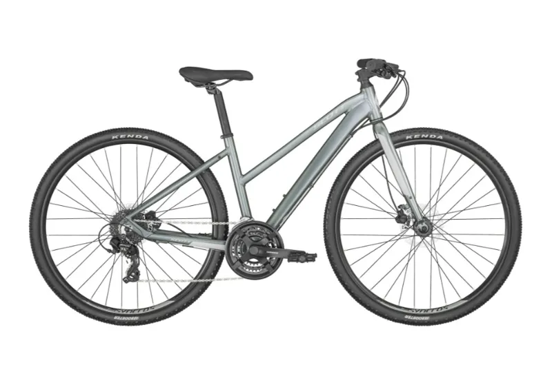 Scott Sub Cross 50 Womens Student Bike and Budget Bundle - Lights/Lock/Helmet