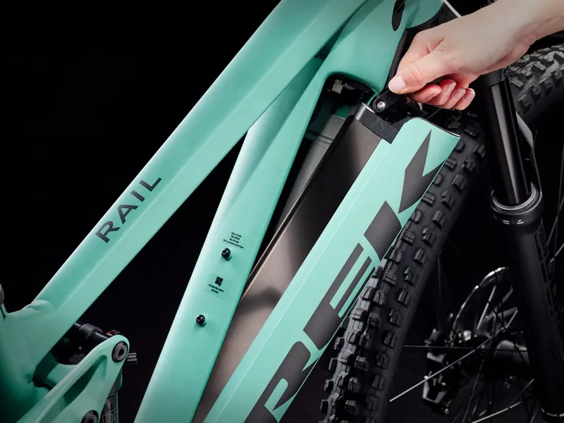 Trek Rail 7 Deore/Xt Electric Mountain Bike in Blue Sage-4