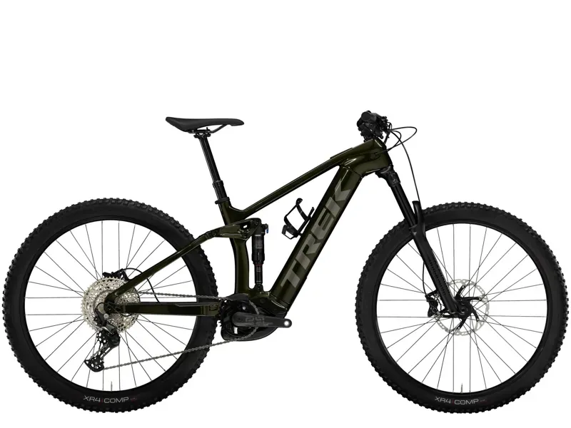 Trek Rail 9.5 Gen 4 E-Mountain Bike in Black Olive