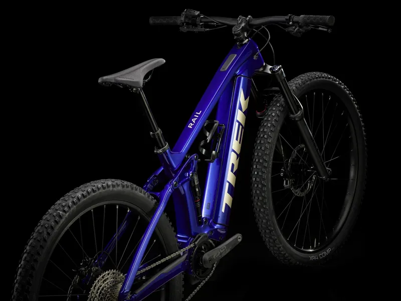 Trek Rail 9.5 Gen 4 E-Mountain Bike in Hex Blue-2