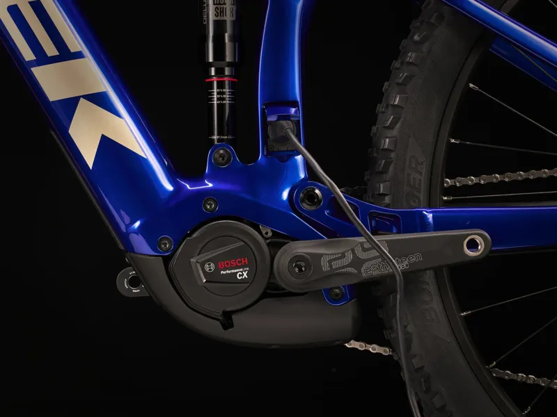 Trek Rail 9.5 Gen 4 E-Mountain Bike in Hex Blue-3