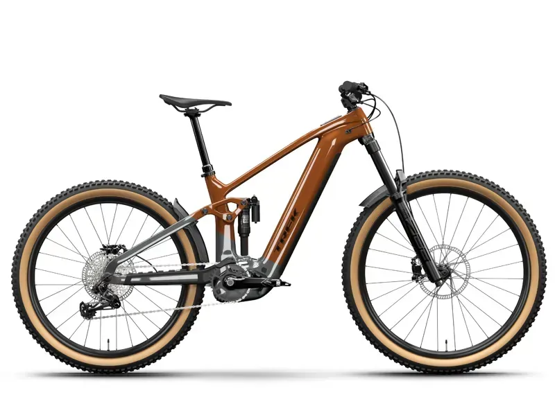 Trek Rail+ 9.8 XT Carbon Electric MTB in Pennyflake