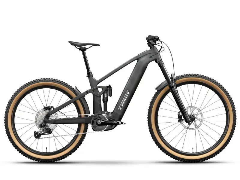 Trek Rail+ 9.9 XO AXS Carbon Electric MTB in Black Smoke