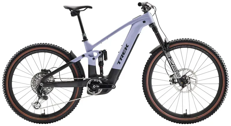 Trek Rail+ 9.9 XX AXS T-Type Gen 5 Electric MTB In Lavender Haze