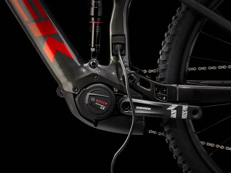 Trek Rail 9 Gen 3 GX AXS 625Wh E-Mountain Bike in Black-3