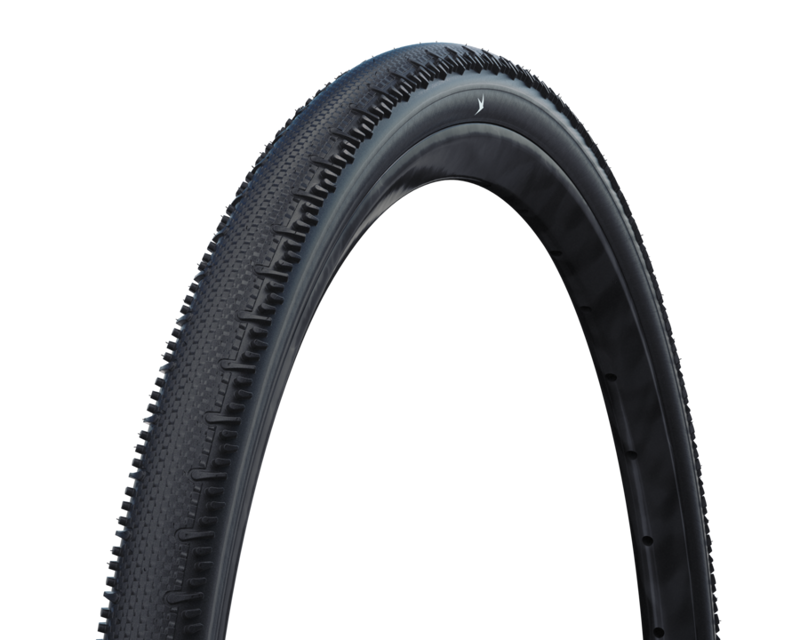 Schwalbe G-One RS Pro Super Race Evo V-Guard TLR Gravel Tyre In (folding) BLACK 700 x 4-1