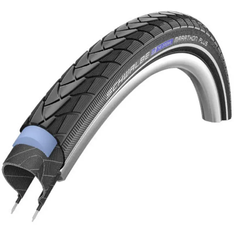 Schwalbe 2023 Marathon Plus Tour SmartGuard Touring Tyre In Black/Reflex (wired) BLACK