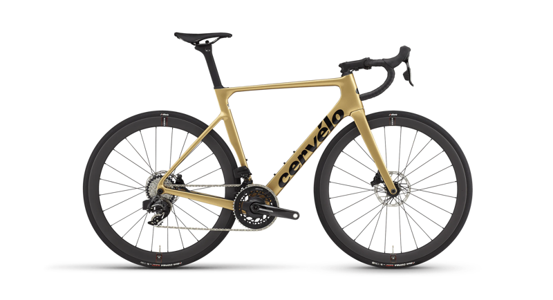 Cervelo Soloist Ultegra Di2 Road Bike in Gold Dust-1