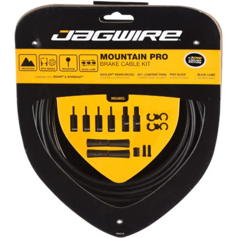 Jagwire Pro Mountain Brake Kit in Stealth Black